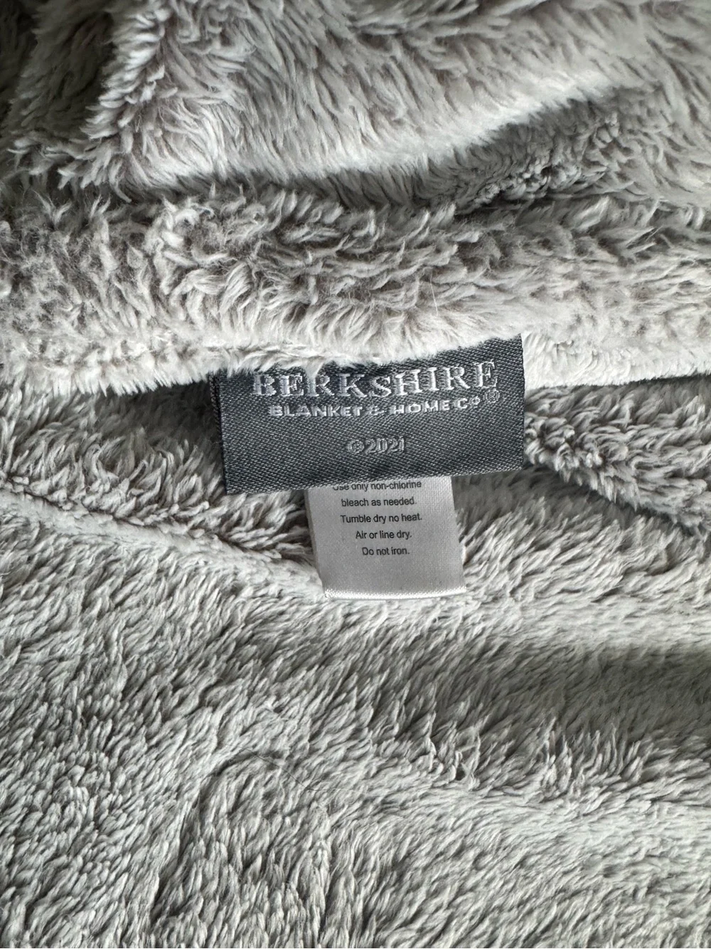Berkshire Gray Plush Blanket
